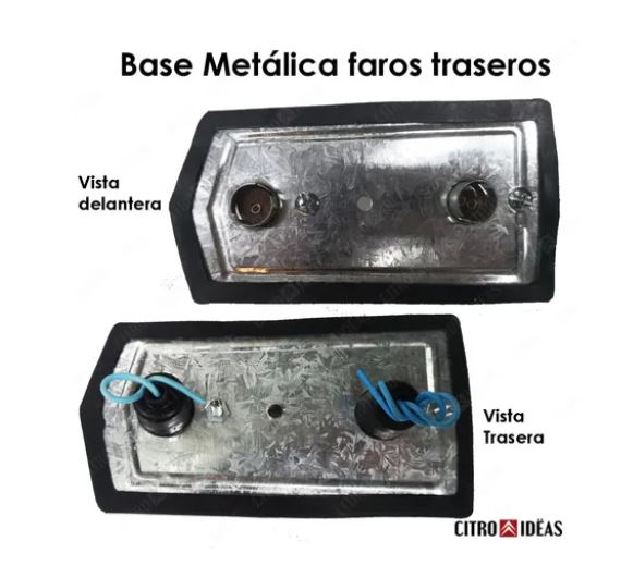 80277 – Faros Citroen 3cv Kit 2 Traseros 2 Delanteros Calidad comun 3